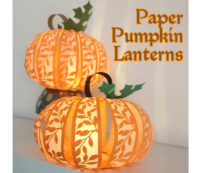 Paper Pumpkin Lanterns