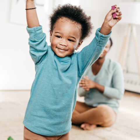 toddler dancing