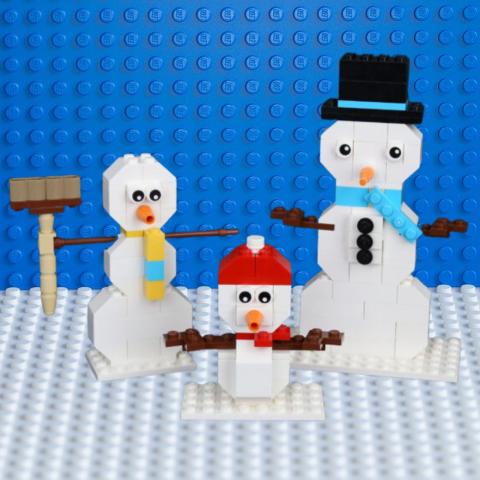 lego snowmen