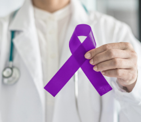 Alzheimer's Purple Ribbon