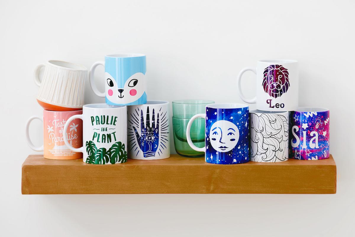 Mugs Created by Cricut Mug Press