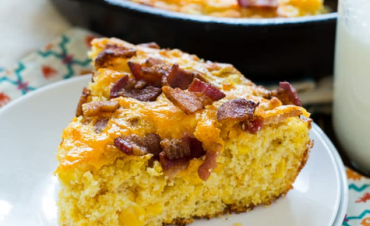 Maple Bacon Cheddar Cornbread