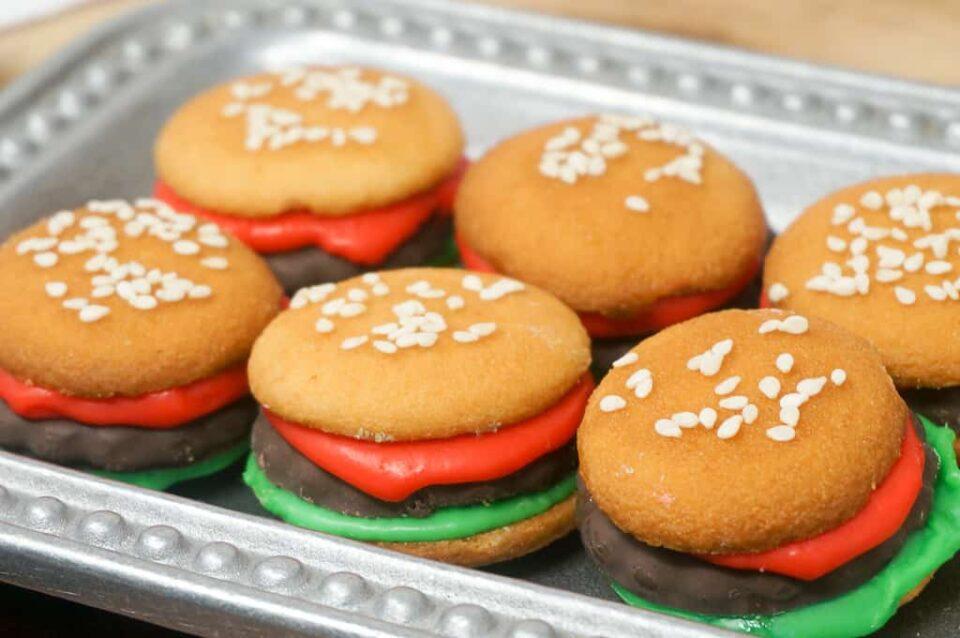 hamburger cookies