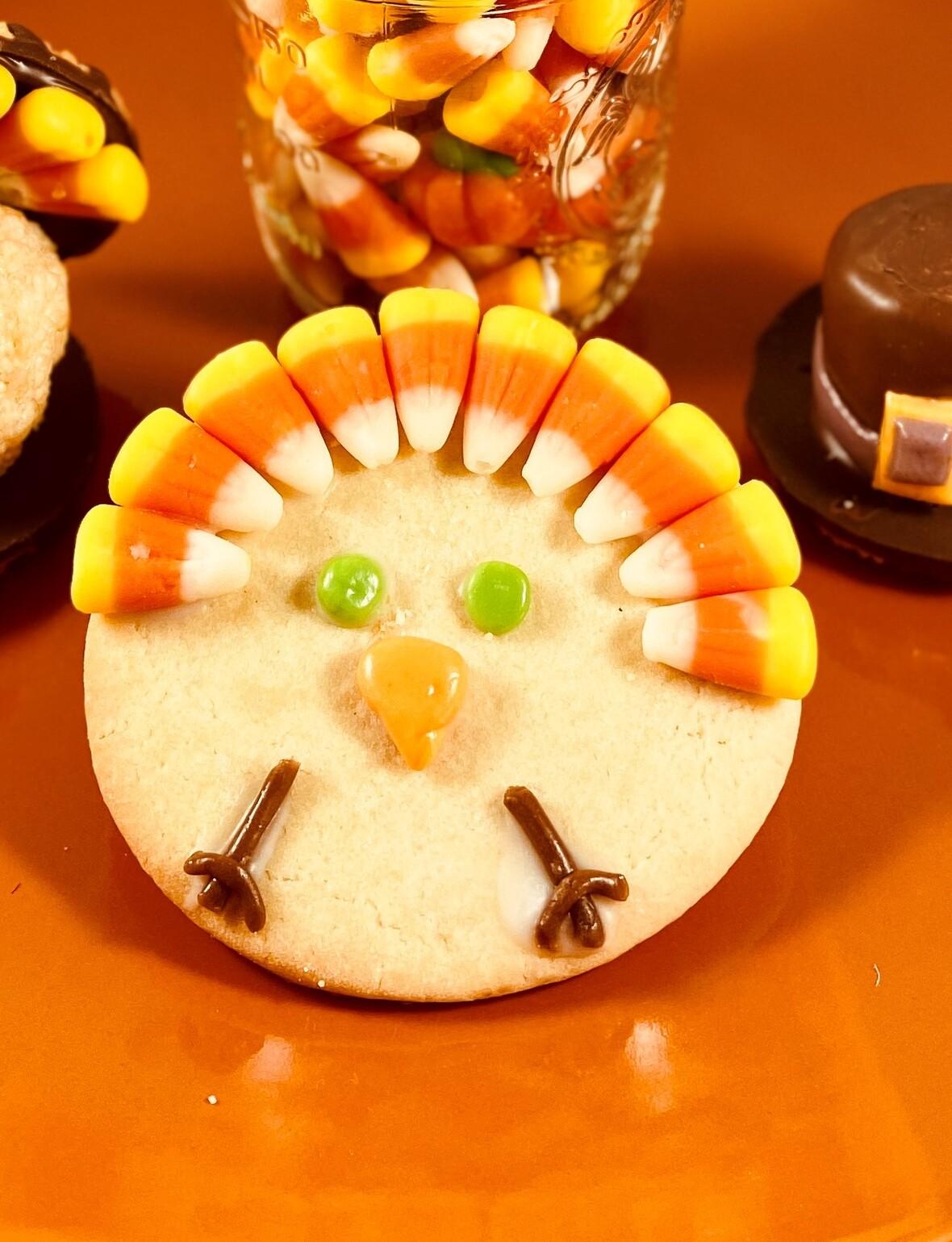 turkey sugar cookie