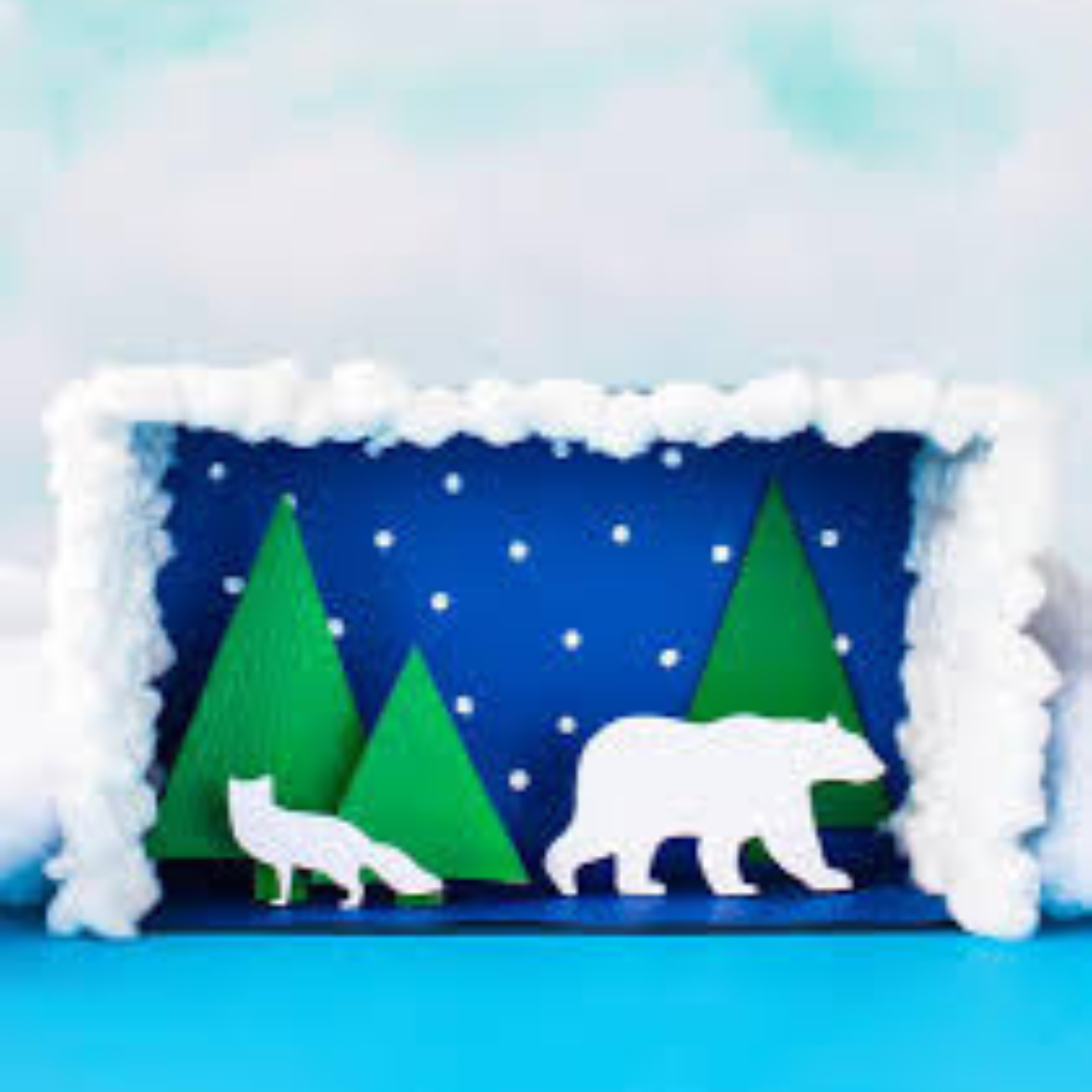 winter diorama