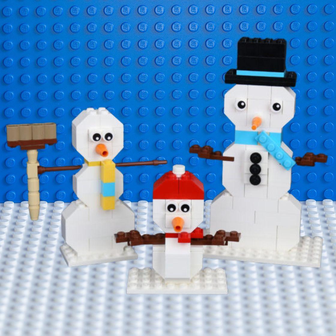lego snowmen